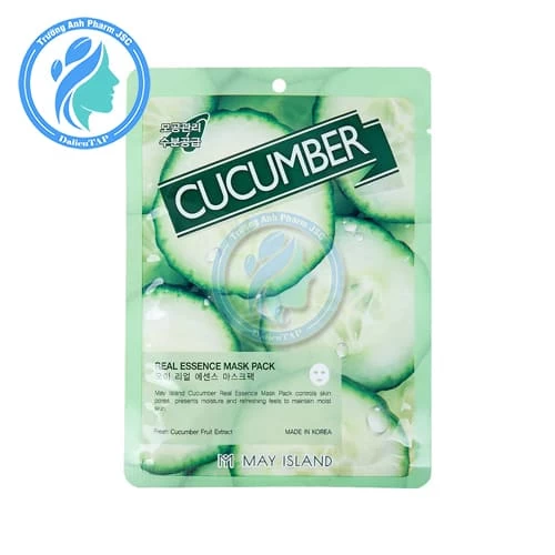 Mặt nạ dưỡng chất May Island Cucumber Real Essence Mask Pack